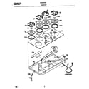 Frigidaire FGC6X7XGBA-Y2K1 cooktop diagram