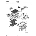 Universal/Multiflex (Frigidaire) MRT15CSEDN shelves diagram