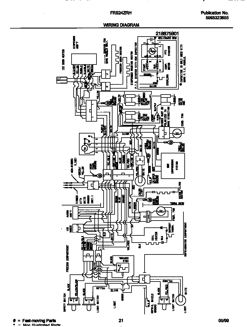 Frigidaire FRS24ZRHD0 wiring diagram diagram