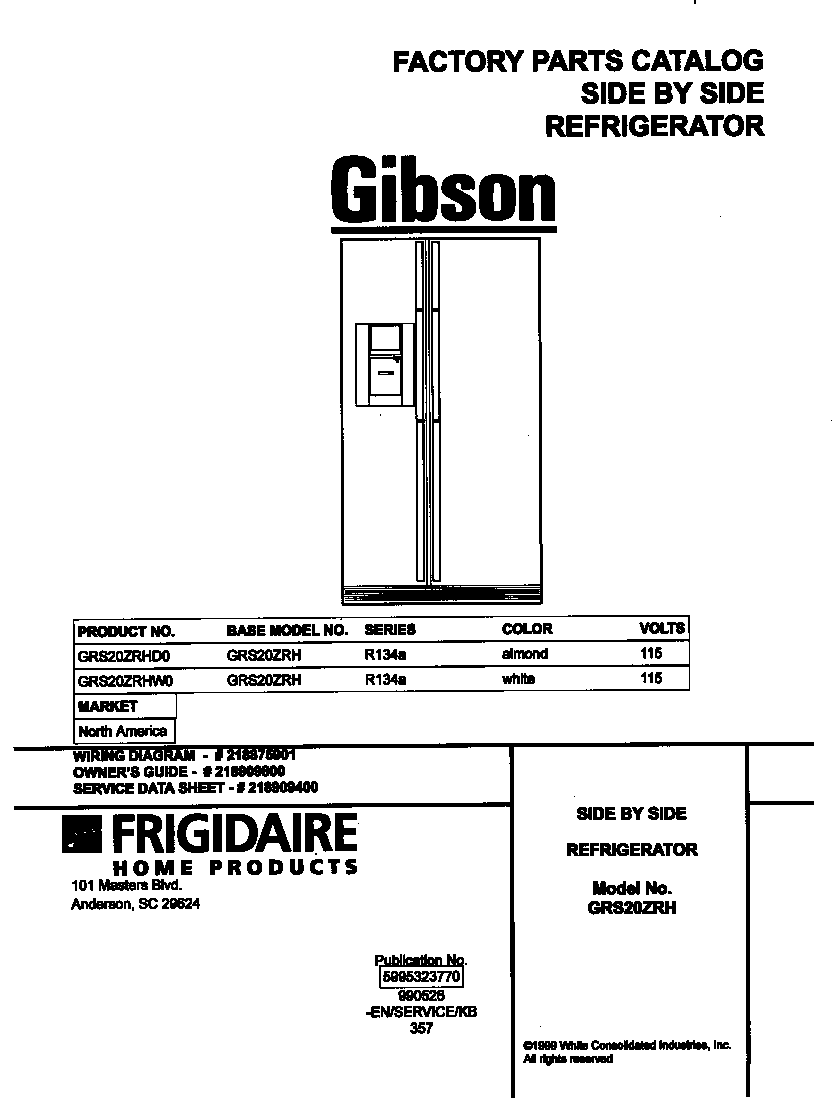 Gibson GRS20ZRHW0 cover diagram