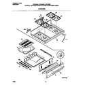 Frigidaire FGF324BHWA top/drawer diagram