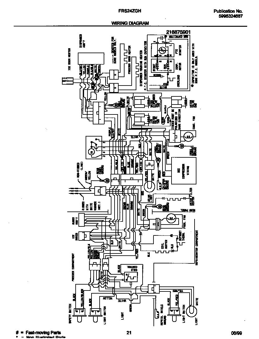 Frigidaire FRS24ZGHD0 wiring diagram diagram