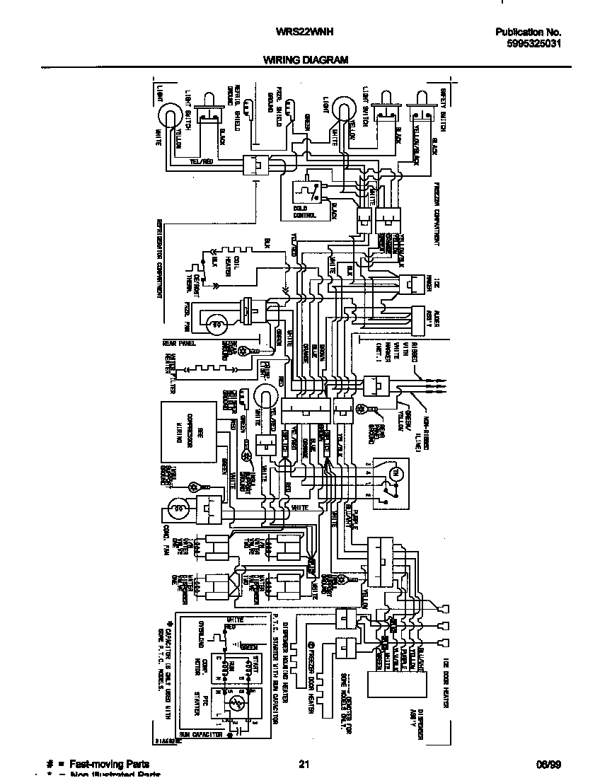 White-Westinghouse WRS22WNHD0 wiring diagram diagram