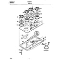 Frigidaire FGC6X7XGBA-Y2K6 cooktop diagram