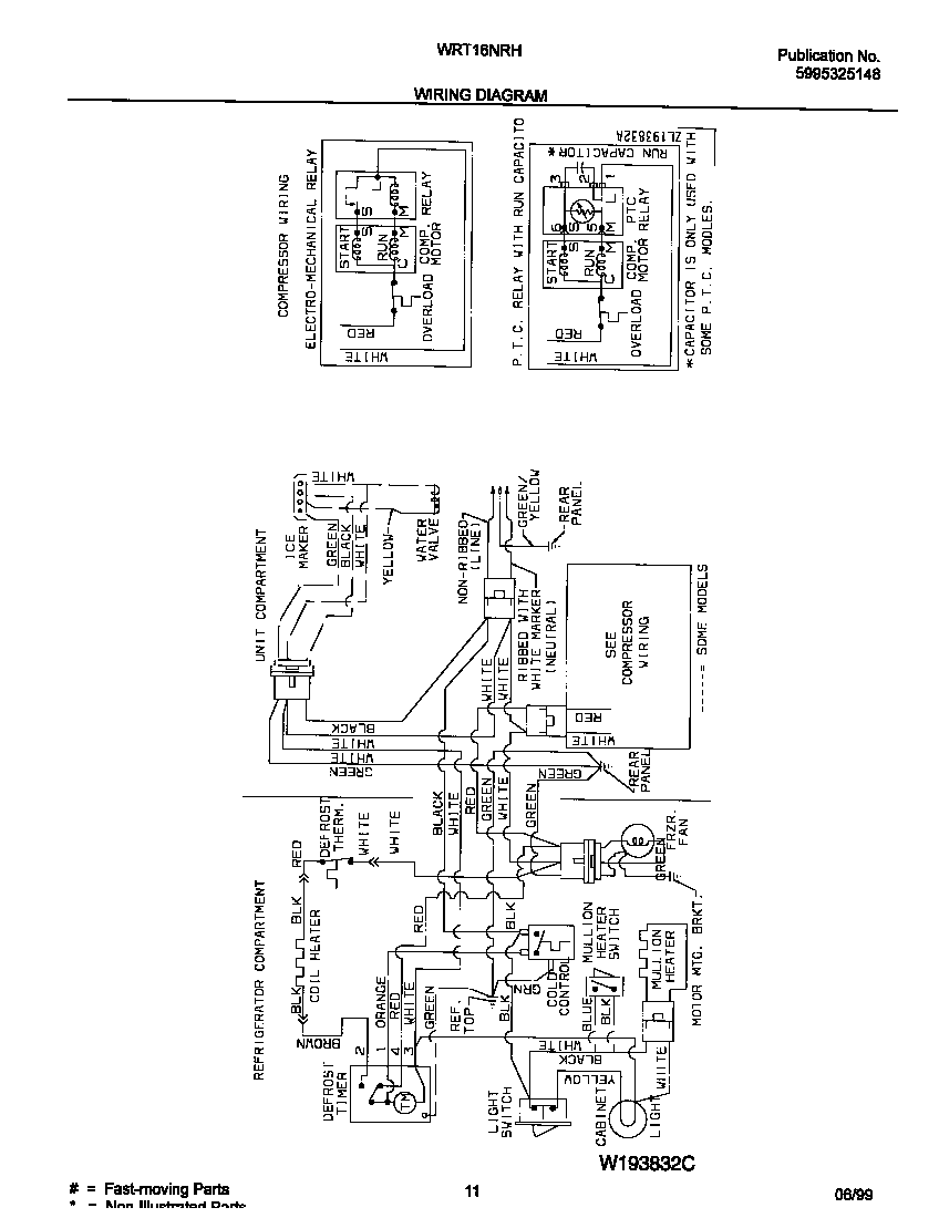 White-Westinghouse WRT16NRHD0 wiring diagram diagram