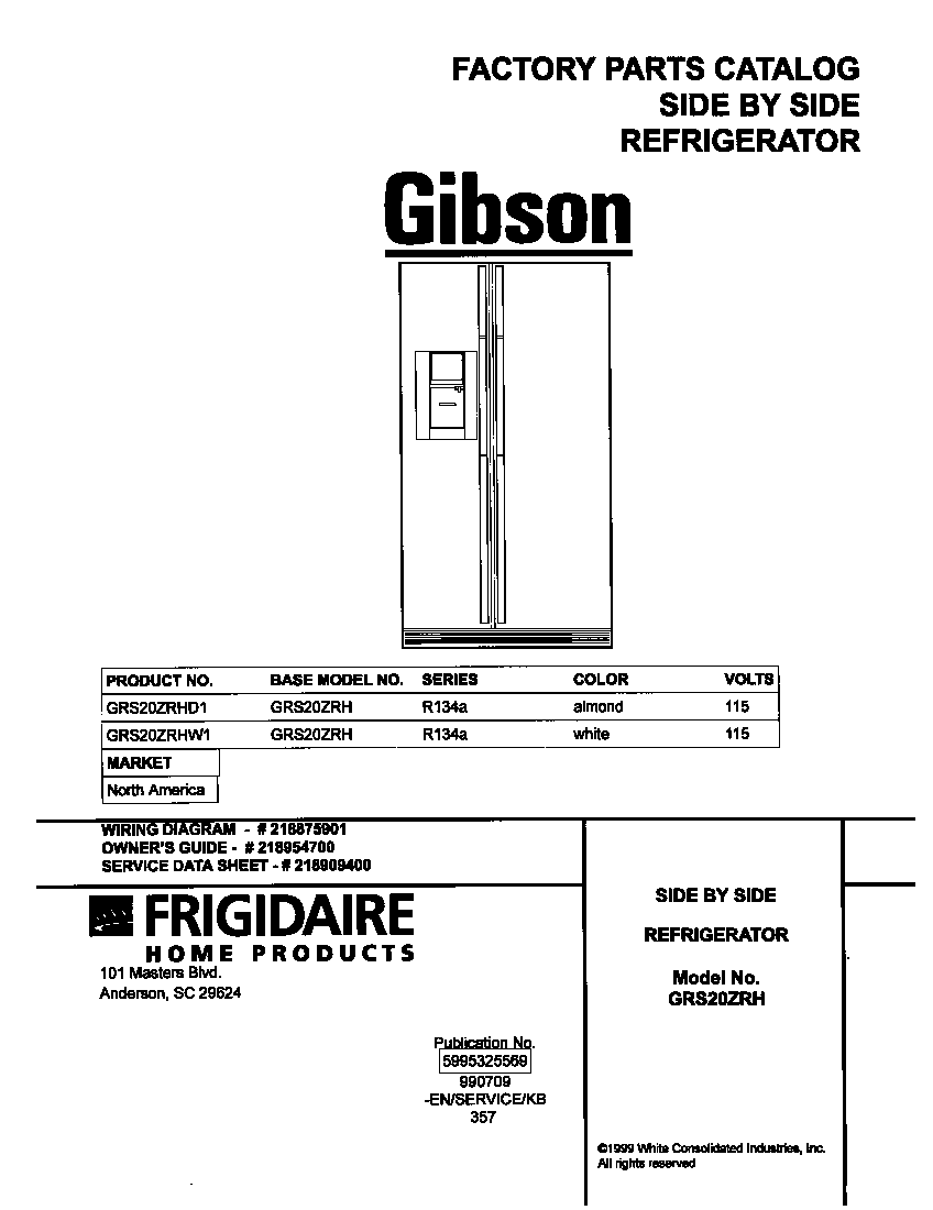 Gibson GRS20ZRHW1 cover diagram