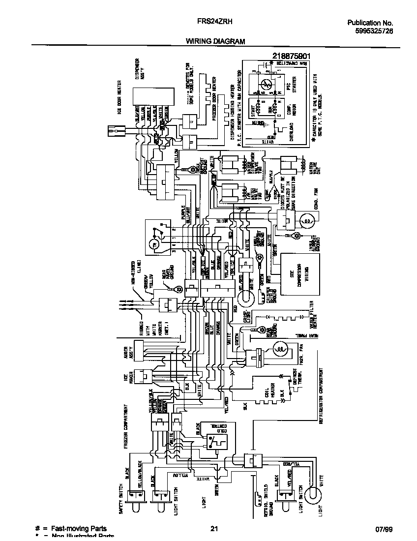 Frigidaire FRS24ZRHB2 wiring diagram diagram