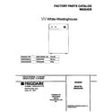 White-Westinghouse WWX233REW0 cover diagram