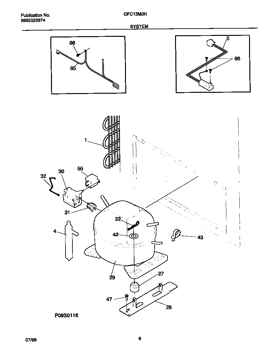 Gibson GFC13M0HW0 system diagram