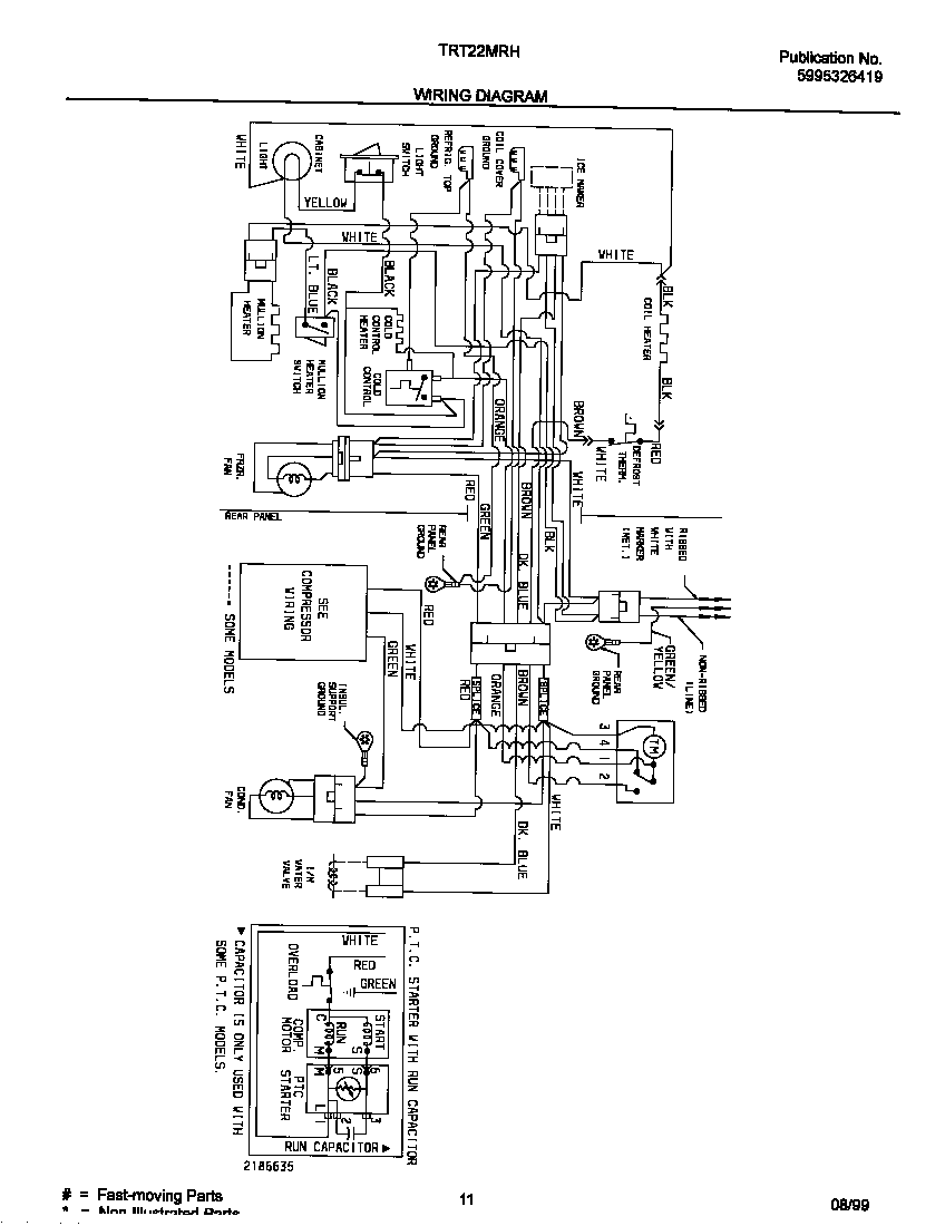 Tappan TRT22MRHW0 wiring diagram diagram