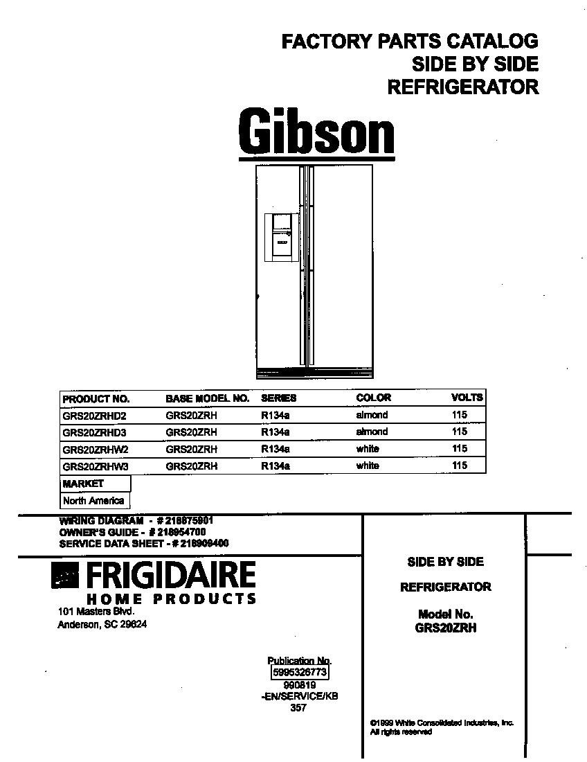 Gibson GRS20ZRHW3 cover diagram