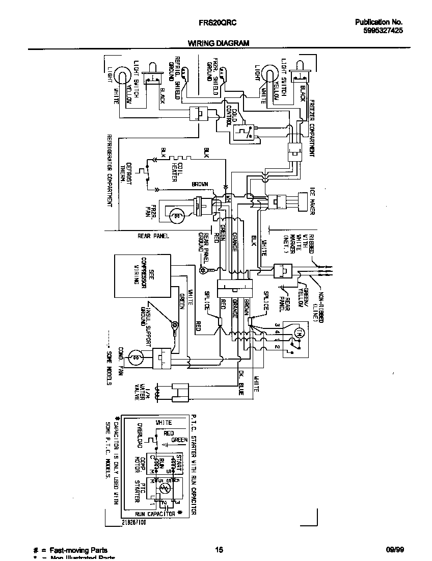 Frigidaire FRS20QRCD6 wiring diagram diagram