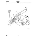 Frigidaire FDE558GGS0 p16m0019 motor,blower diagram