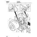 Frigidaire FDE7970EW2 cabinet/drum diagram