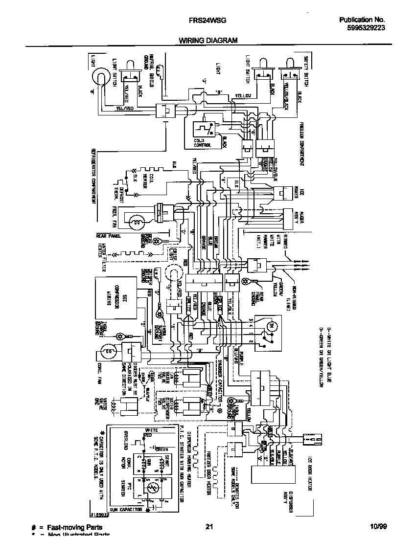 Frigidaire FRS24WSGD6 wiring diagram diagram