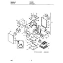 Frigidaire TGO356BHW1 lower body diagram