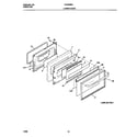 Frigidaire TGO356BHW1 lower door diagram
