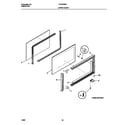 Frigidaire TGO356BHW1 upper door diagram