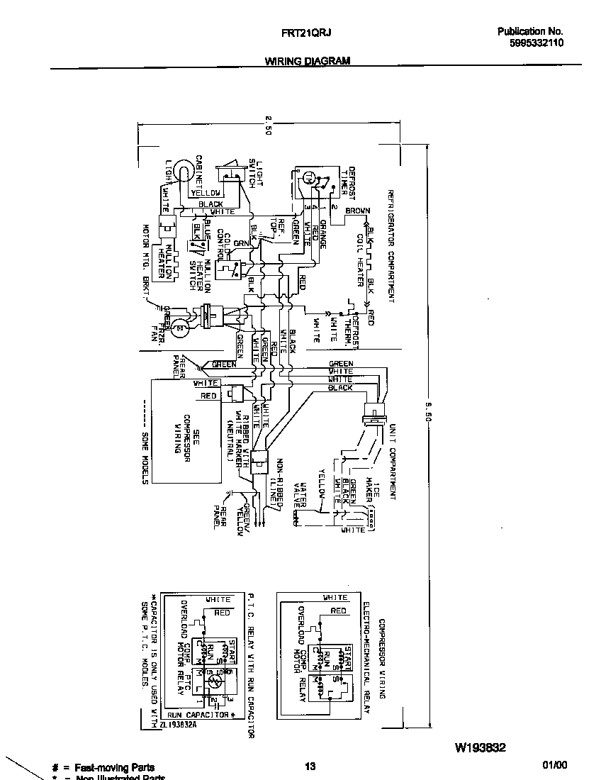Frigidaire FRT21QRJD1 wiring diagram diagram