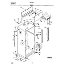 Frigidaire FRT21INLHD2 cabinet diagram