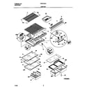 Frigidaire FRT21INLHD2 shelves diagram