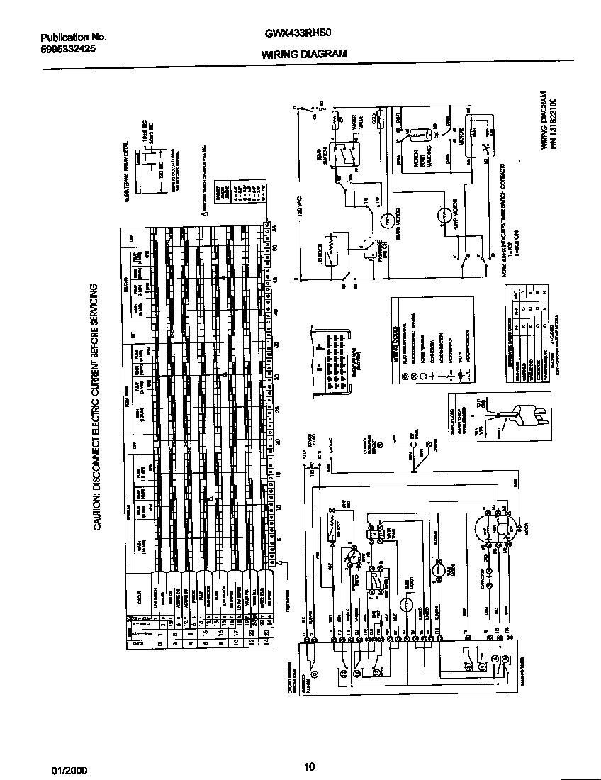 Gibson GWX433RHS0 131822100 wiring diagram diagram