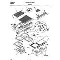 Frigidaire FRT18IQGJD0 shelves diagram