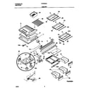 Frigidaire FRT22INLHB2 shelves diagram