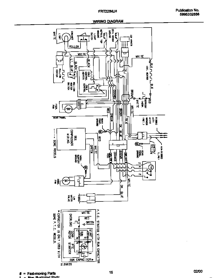 Frigidaire FRT22INLHB2 wiring diagram diagram