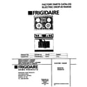 Frigidaire FED387CHSC cover diagram