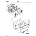 Frigidaire FED387CHSC door diagram