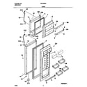 Frigidaire FRT22RRHW3 doors diagram