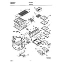 Frigidaire FRT22RRHW3 shelves diagram