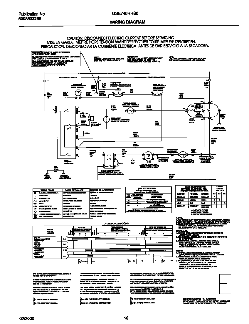 Gibson GSE746RHS0 131900600e wiring diagram diagram