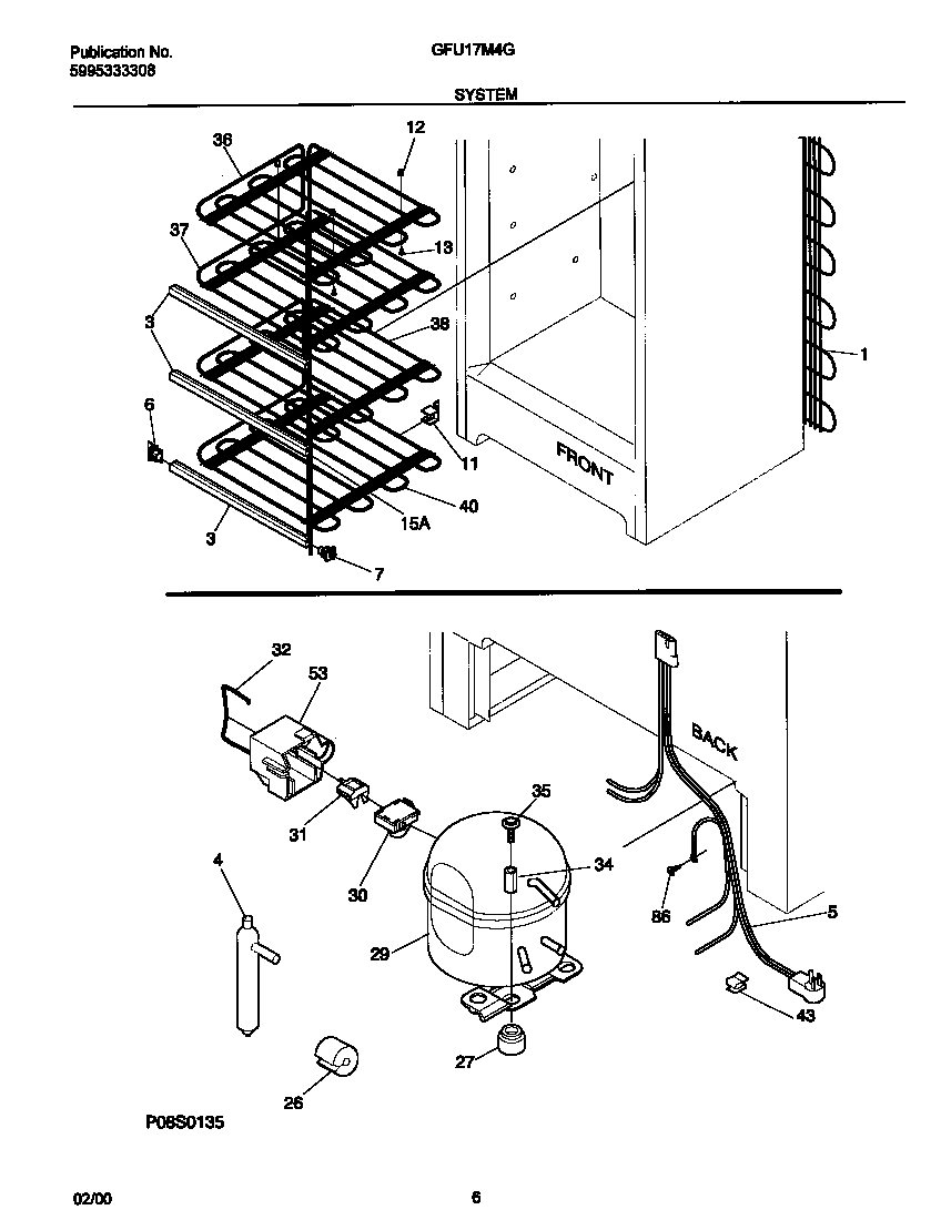 Gibson GFU17M4GW0 system diagram