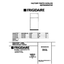 Frigidaire FRT21PRHD6 cover diagram