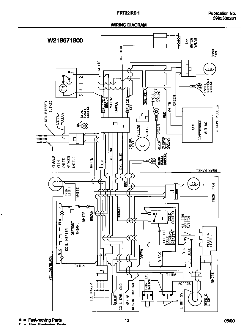 Frigidaire FRT22IRSHK3 wiring diagram diagram