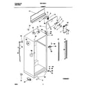 White-Westinghouse WRT18NRHW1 cabinet diagram