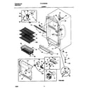 Frigidaire FFU14F9GW4 cabinet diagram