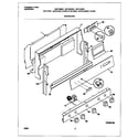 Frigidaire MGF324WGSB backguard diagram