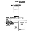 Frigidaire F44C18SHW1 cover diagram