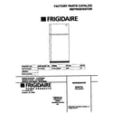 Frigidaire FRT18TPHW1 cover diagram