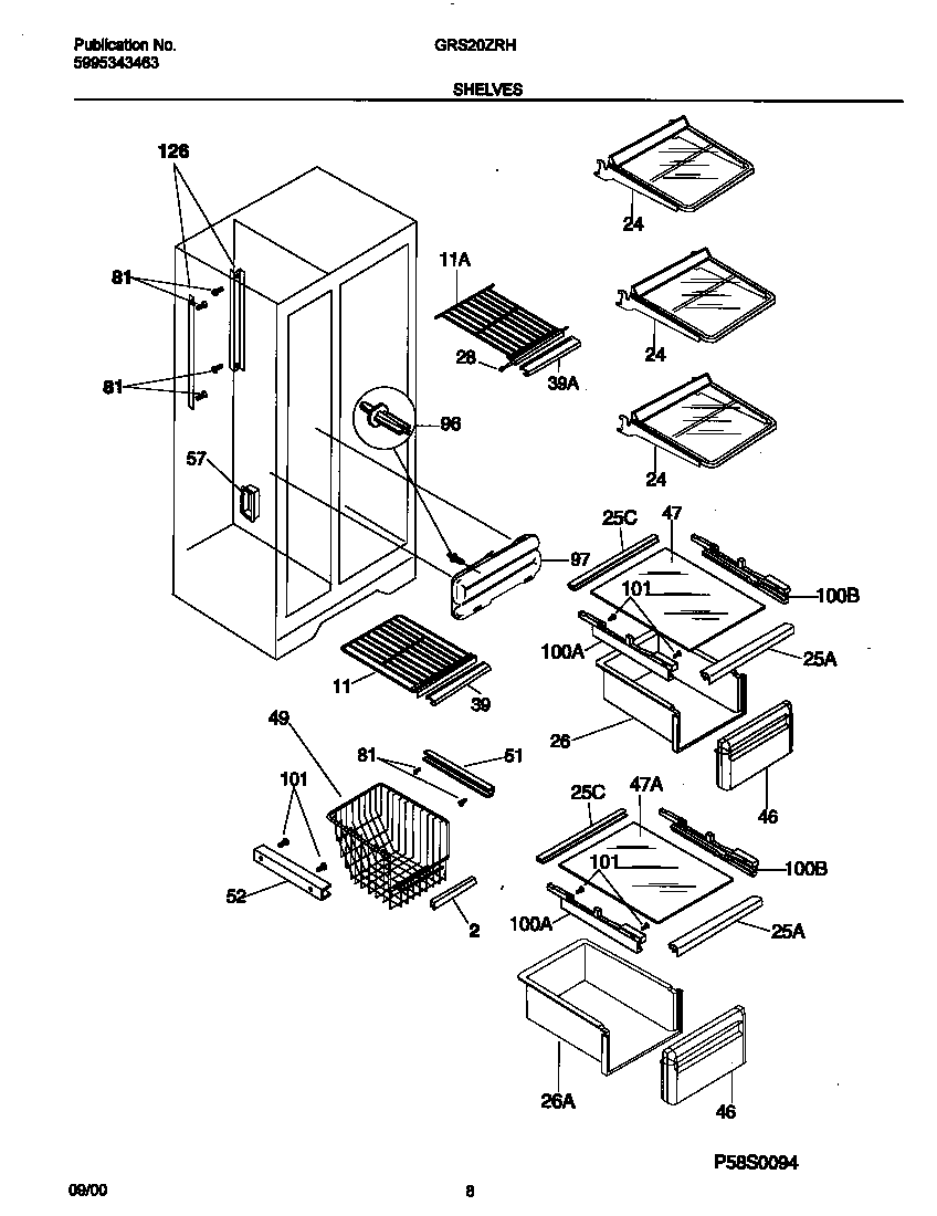 Gibson GRS20ZRHD7 shelves diagram