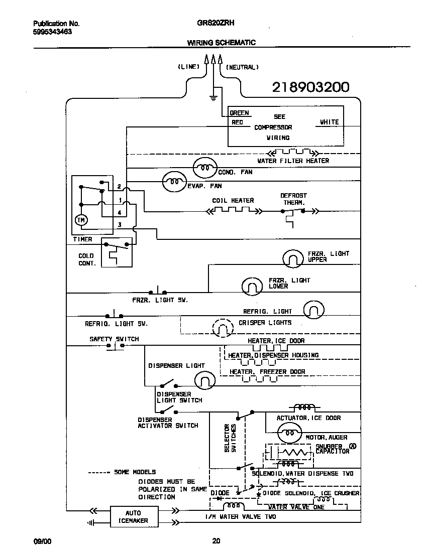 Gibson GRS20ZRHD7 wiring schematic diagram