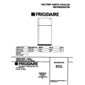 Frigidaire FRT21LRGW7 cover diagram