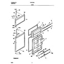 Frigidaire FRT21LRGW7 door diagram