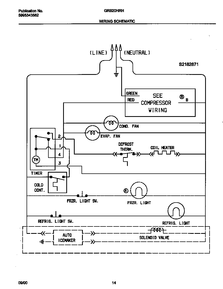 Gibson GRS20HRHD4 wiring schematic diagram