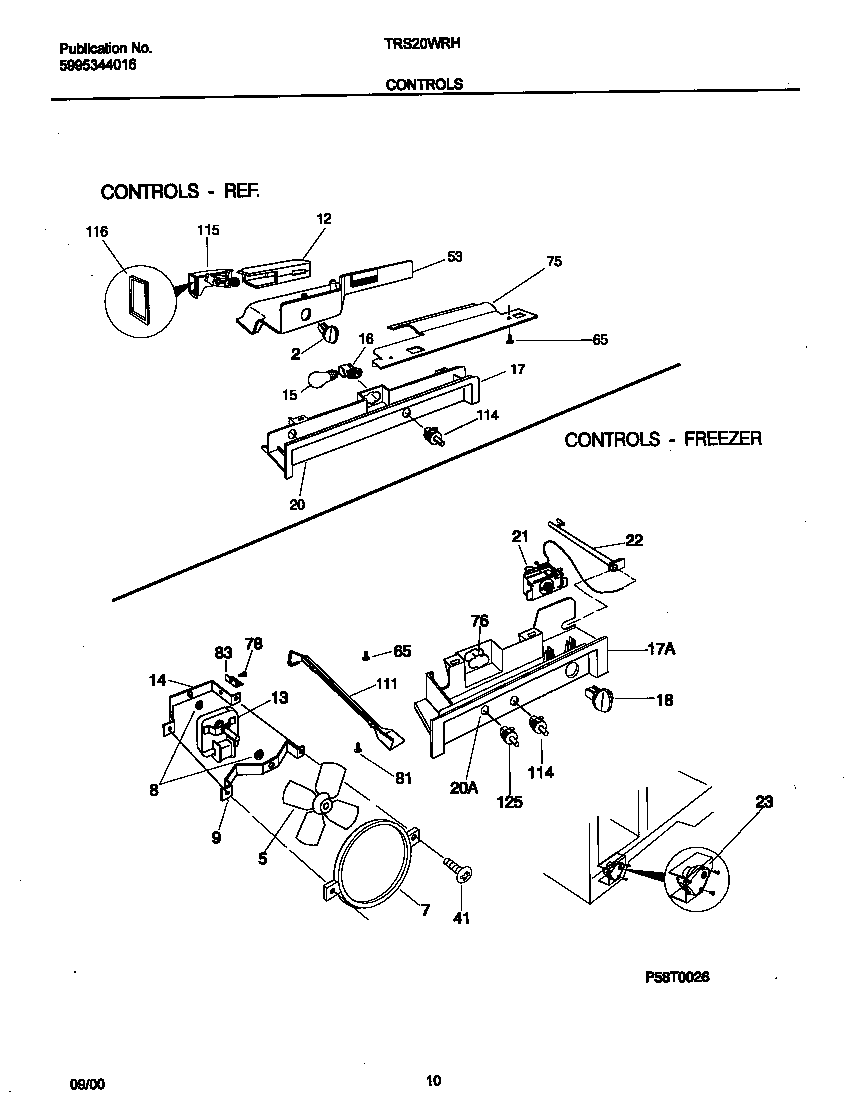 Tappan TRS20WRHW5 control diagram