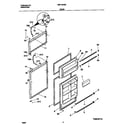White-Westinghouse WRT18CSHW1 door diagram