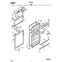 White-Westinghouse WRT13GRHW1 door diagram